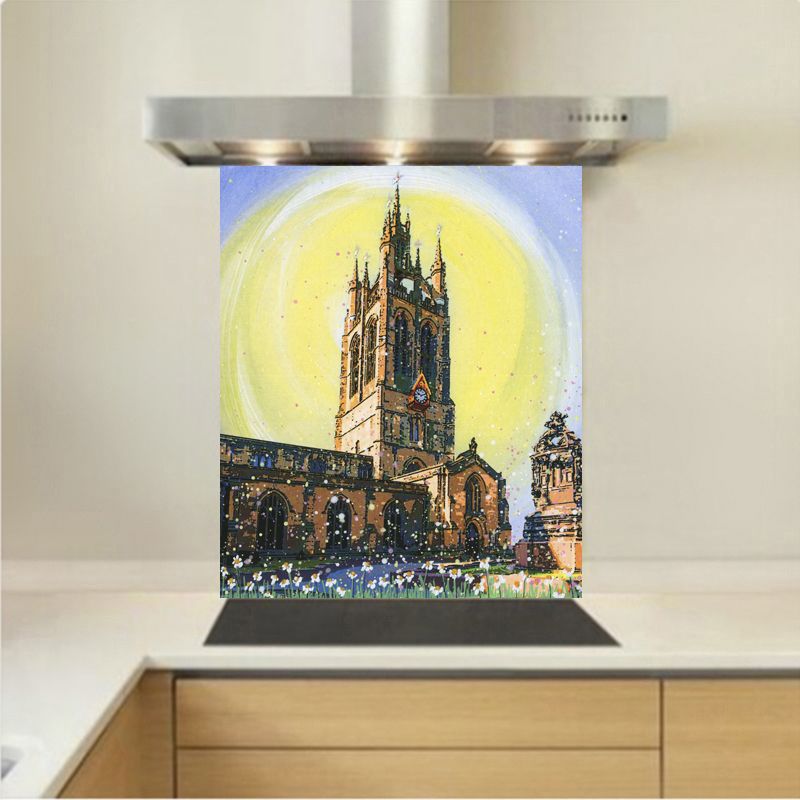 Art - Glass Kitchen Splashback - Newcastle Cathedral