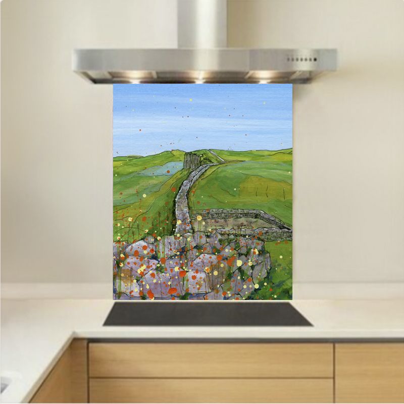 Art - Glass Kitchen Splashback - Hadrian's Wall