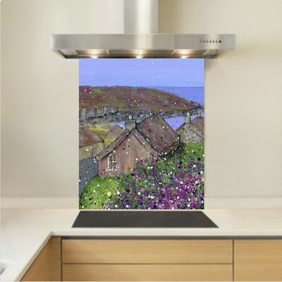 Art - Glass Kitchen Splashback - Gearrannan Blackhouses, Isle of Lewis