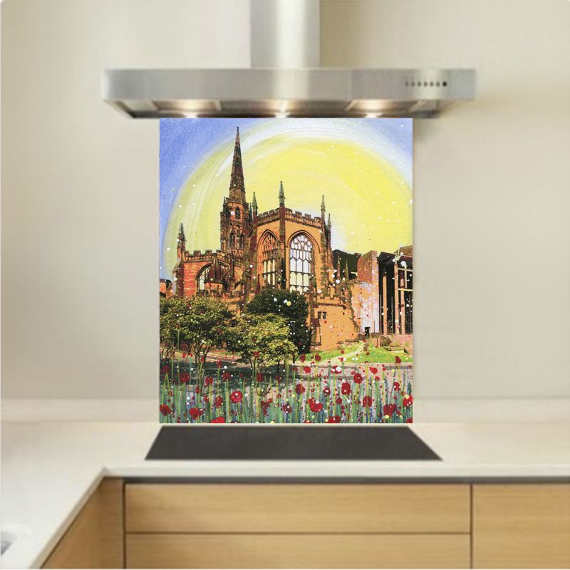 Art - Glass Kitchen Splashback - Coventry Cathedral