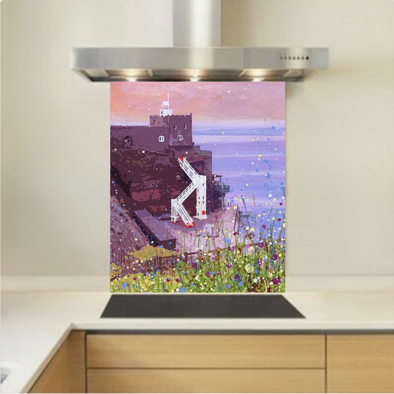 Art - Glass Kitchen Splashback - Jacob's Ladder, Sidmouth