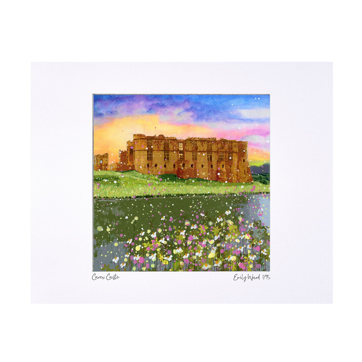 Carew Castle Limited Edition Print