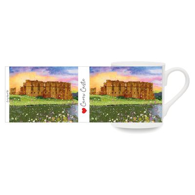 Carew Castle Bone China Cup