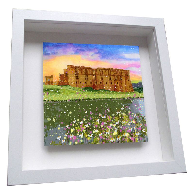 Carew Castle Framed Ceramic Tile