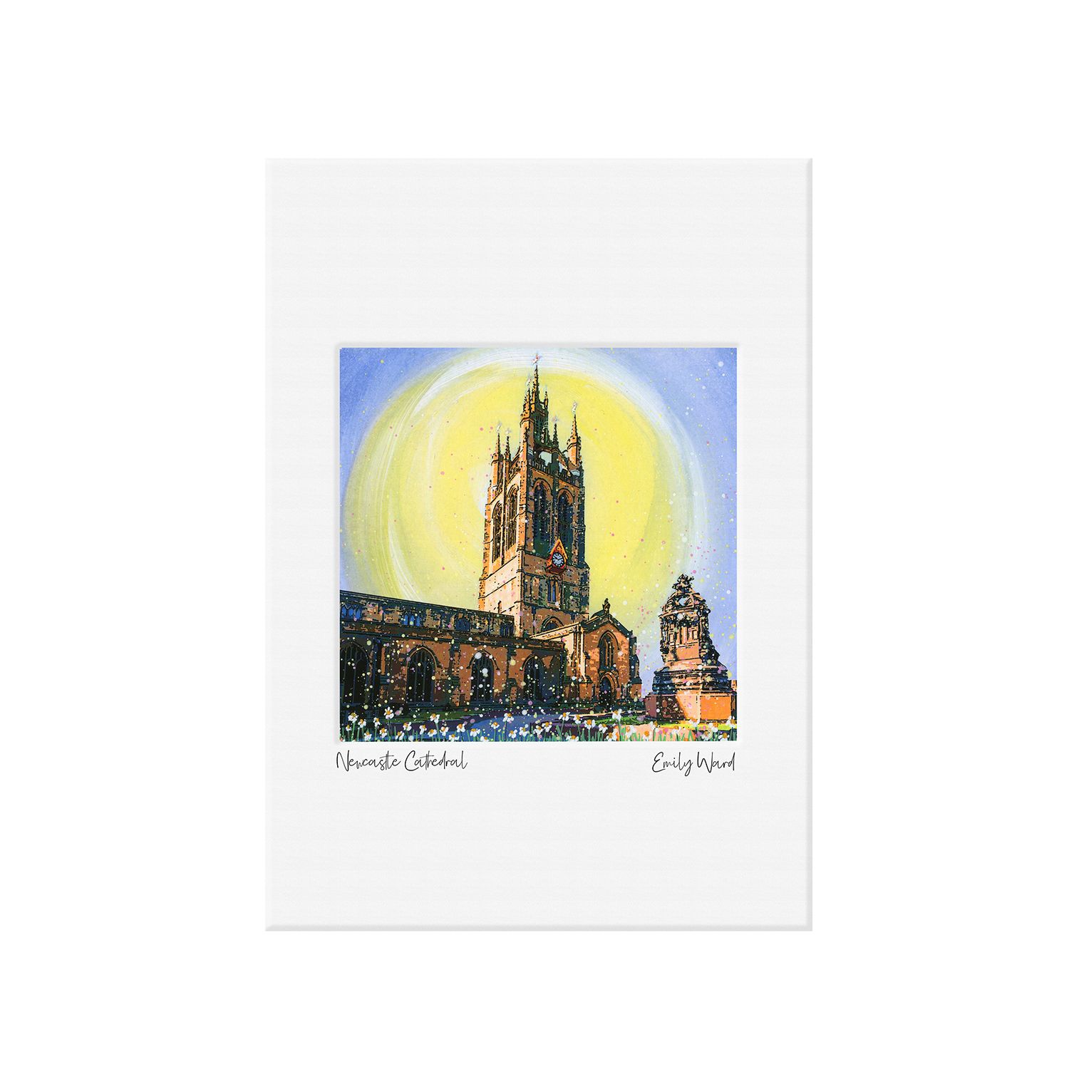 Newcastle Cathedral Open Edition  Print A4