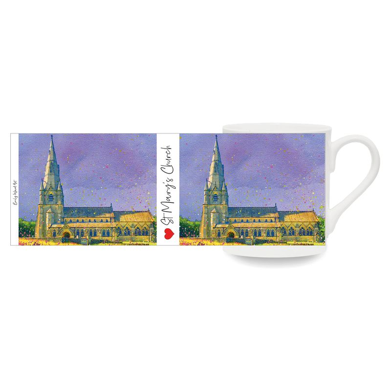 St Mary's Church, Studley Royal Deer Park Bone China Cup