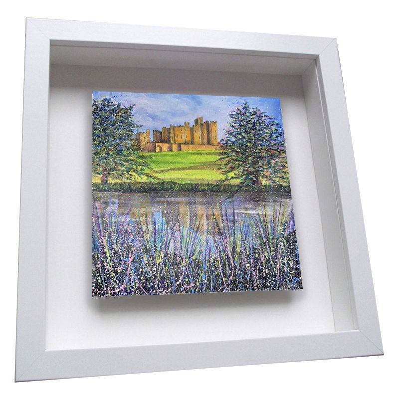 Alnwick Castle Summer Framed Ceramic Tile