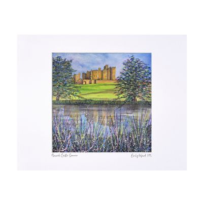 Alnwick Castle Summer Limited Edition Print