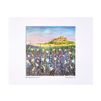 Bamburgh Castle Summer Limited Edition Print