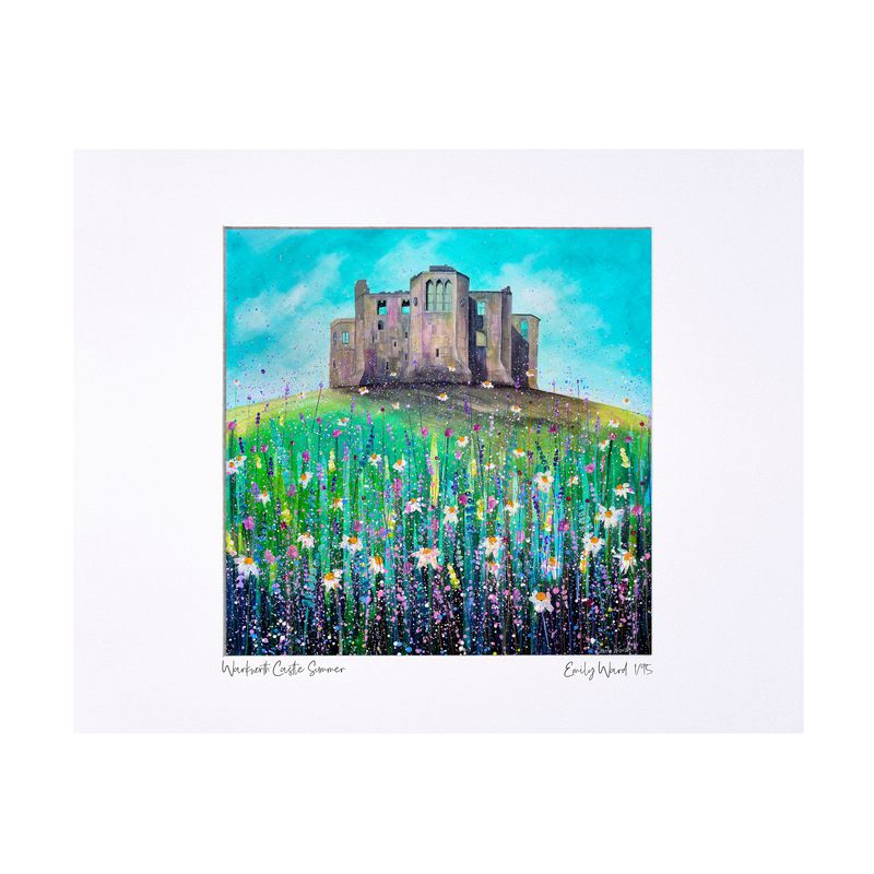 Warkworth Castle Summer Limited Edition Print