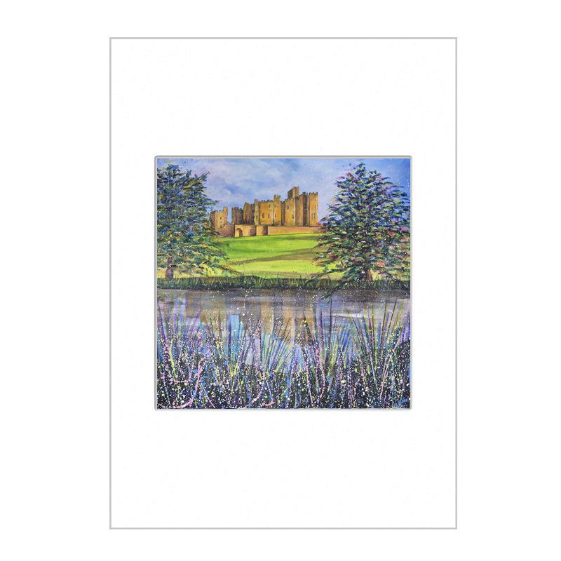 Alnwick Castle Summer Open Edition  Print A4