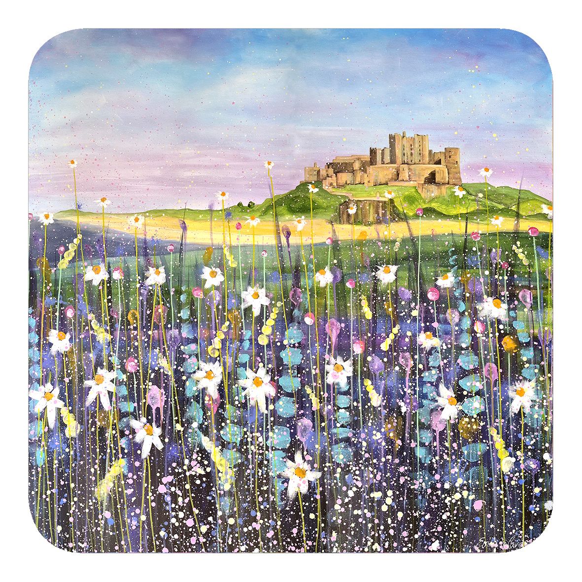 Bamburgh Castle Summer Coaster