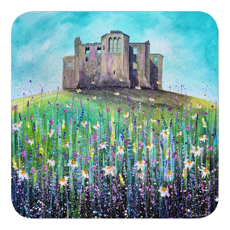 Warkworth Castle Summer Fridge Magnet