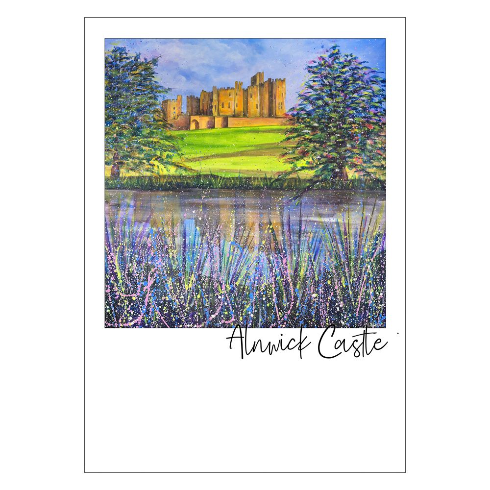 Alnwick Castle Summer Postcard