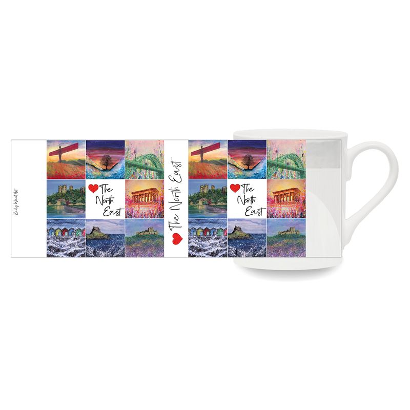 Love North East Bone China Cup