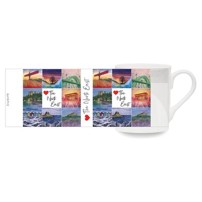 Love North East Bone China Cup