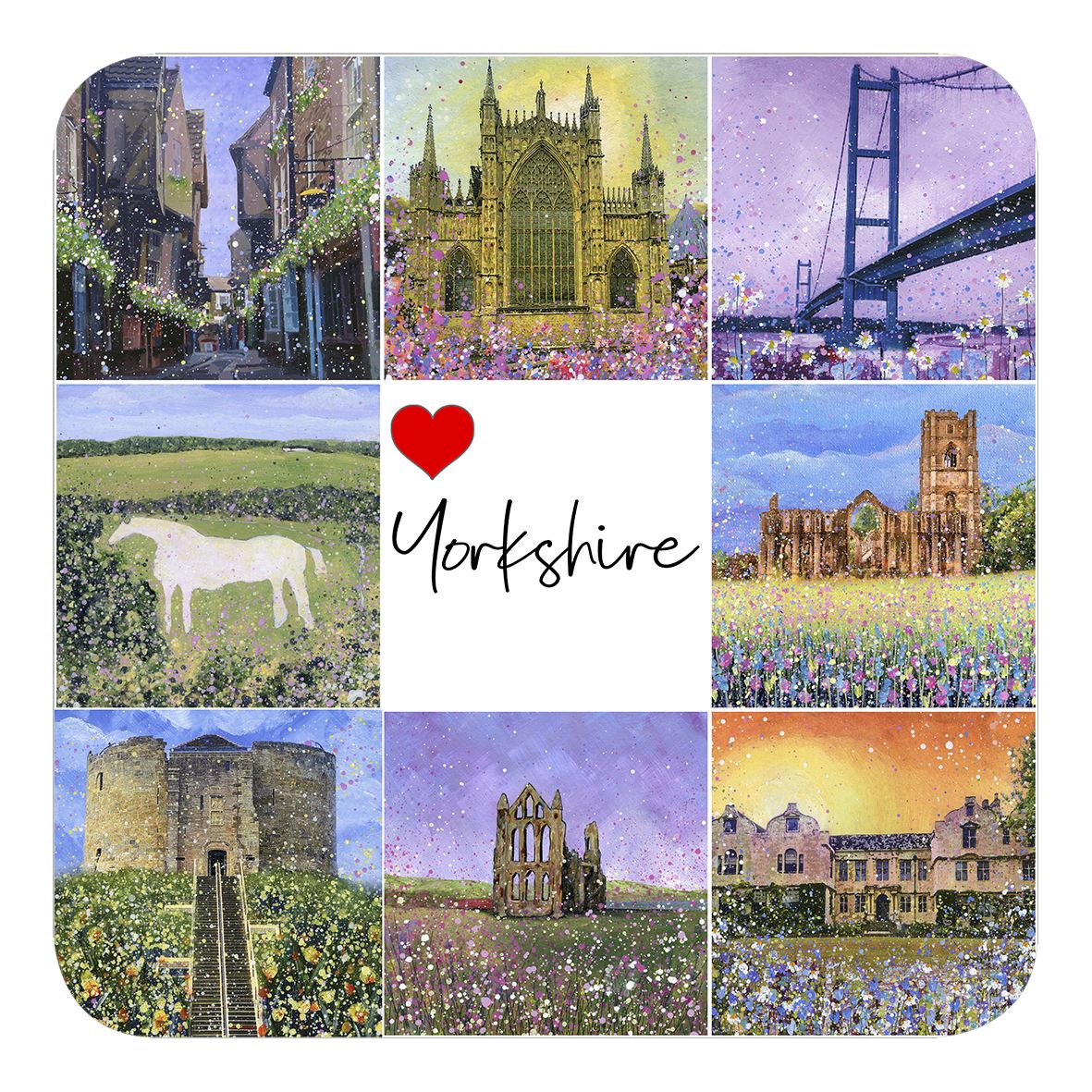 Love Yorkshire Coaster