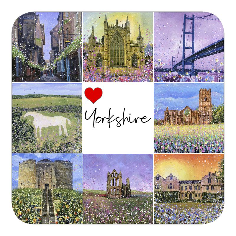 Love Yorkshire Coaster