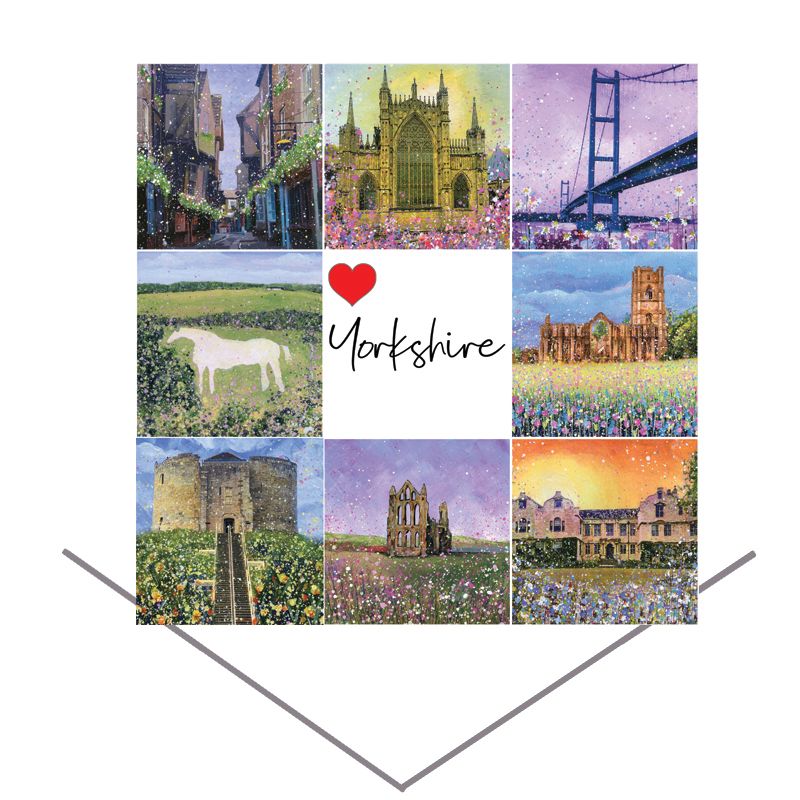 Love Yorkshire Greeting Card