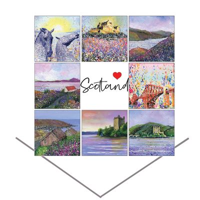 Love Scotland Greeting Card