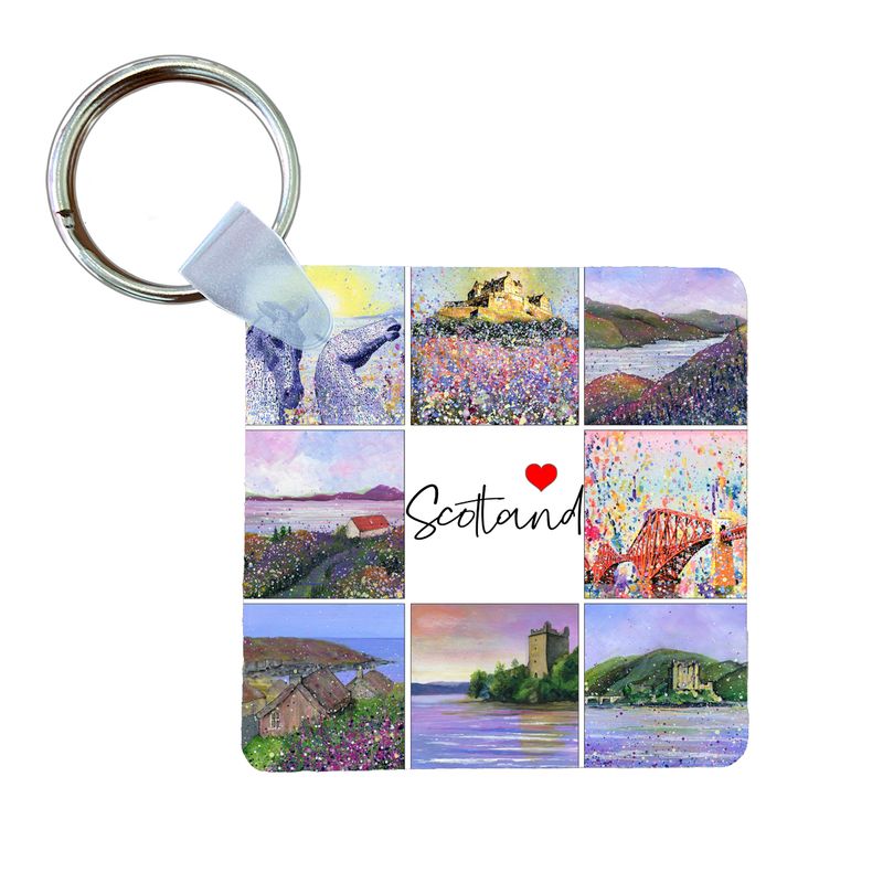 Love Scotland Keyring