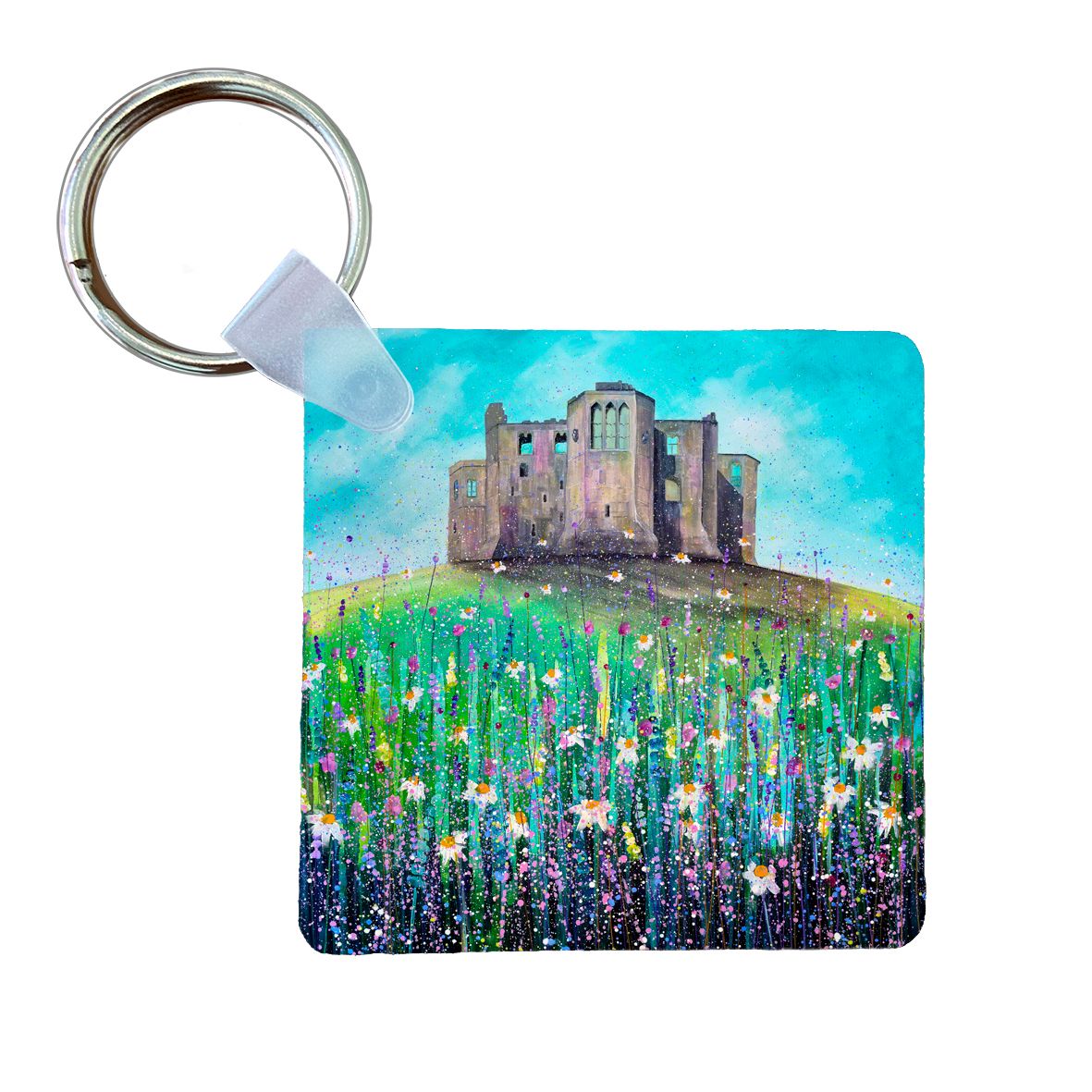 Warkworth Castle Summer Keyring