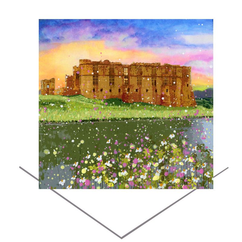 Carew Castle Castle Greeting Card