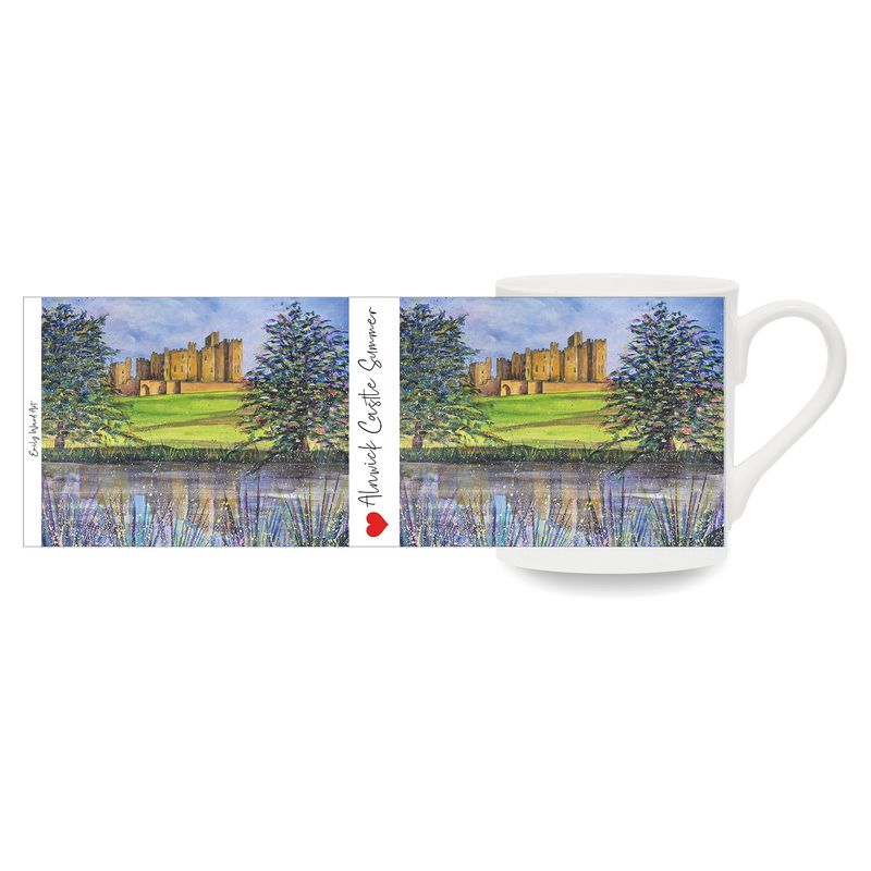 Alnwick Castle Summer Bone China Cup