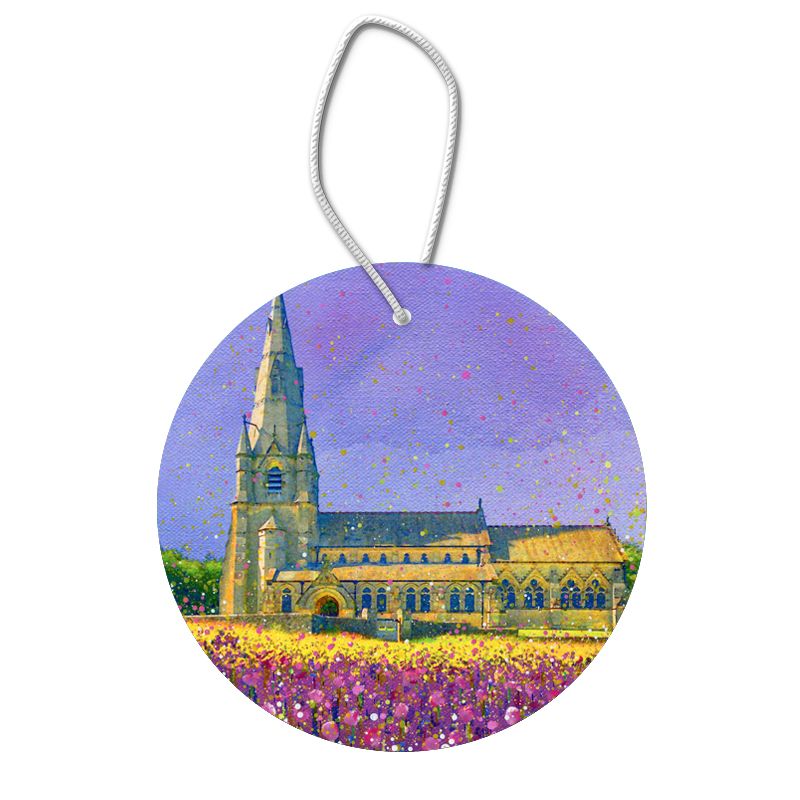 St Mary's Church, Studley Royal Deer Park Abbey Hanging Pendant Decoration