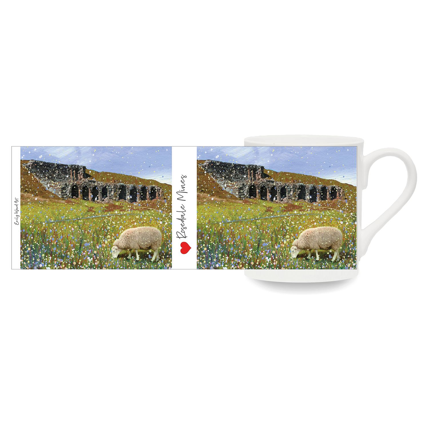 Rosedale Mines Bone China Cup