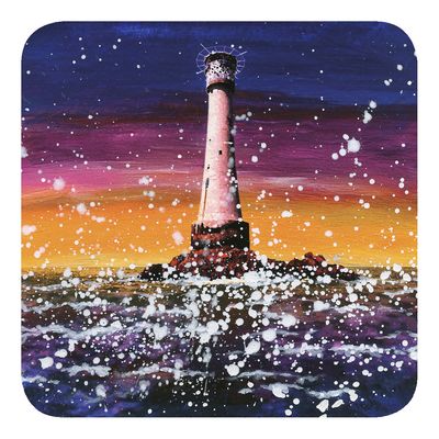 Bishop Rock Lighthouse Coaster