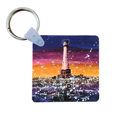 Bishop Rock Lighthouse Keyring