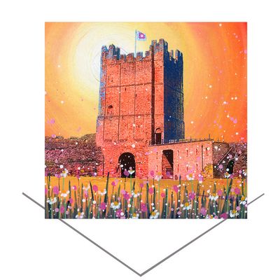 Richmond Castle Greeting Card