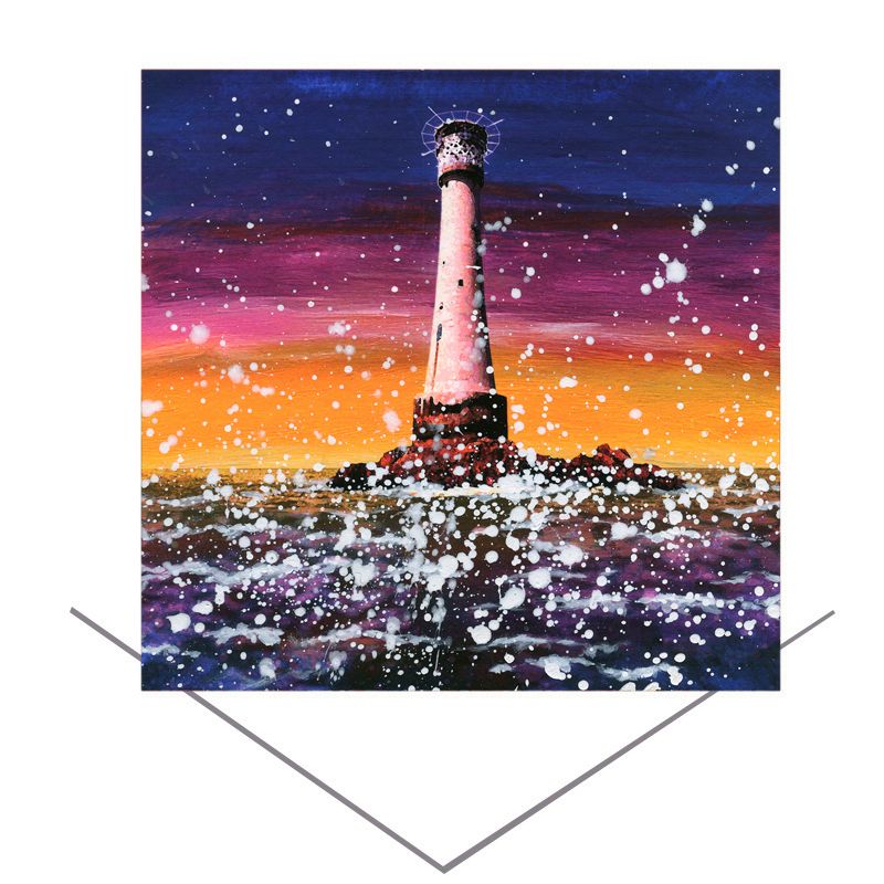 Bishop Rock Lighthouse Greeting Card