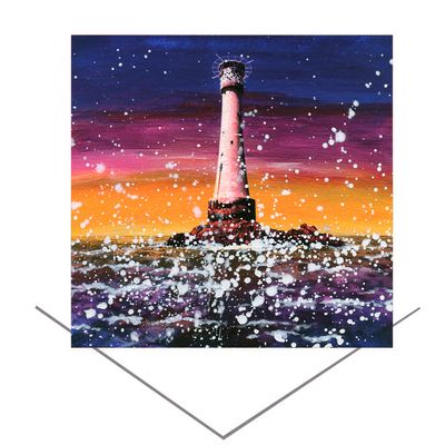 Bishop Rock Lighthouse Greeting Card
