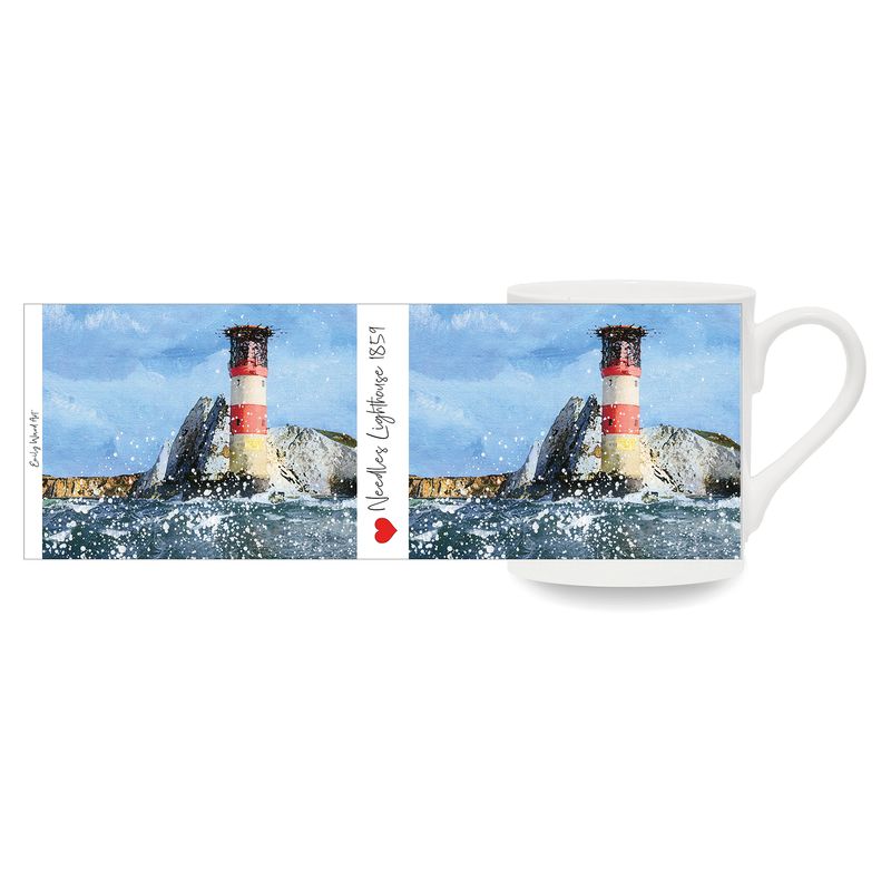 The Needles Lighthouse Bone China Cup