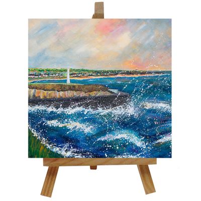 Seaburn Ceramic tile with easel