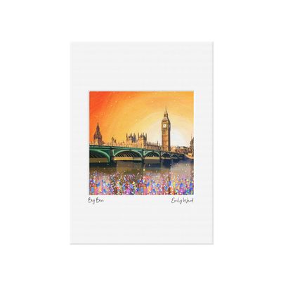 Big Ben Open Edition  Print A4