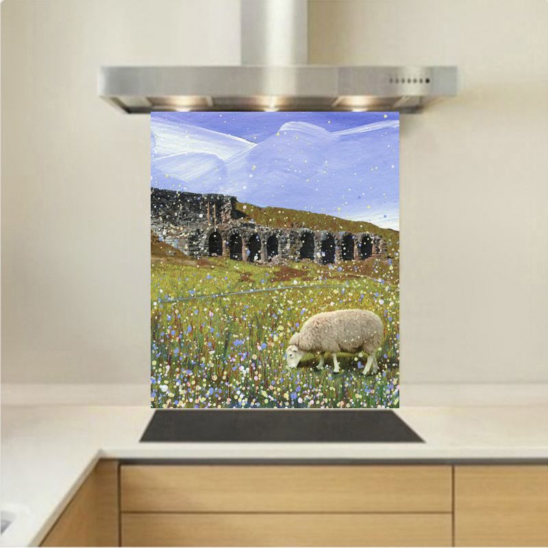 Art - Glass Kitchen Splashback - Rosedale Mines