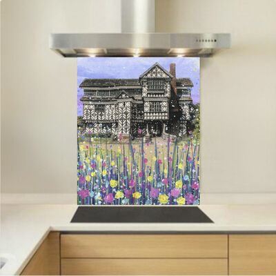 Art - Glass Kitchen Splashback -Little Moreton Hall