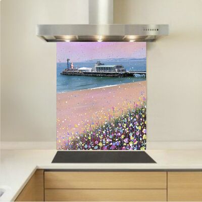 Art - Glass Kitchen Splashback - Bournemouth Pier
