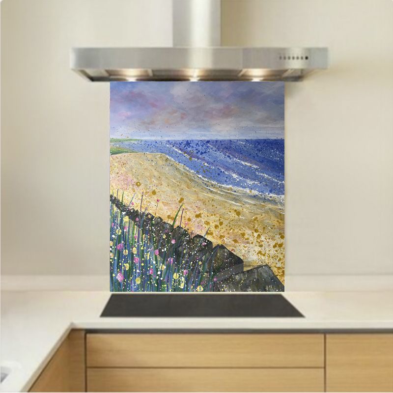 Art - Glass Kitchen Splashback - Druridge Bay