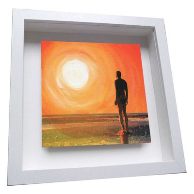 Another Place Framed Ceramic Tile