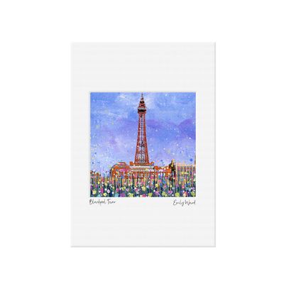 Blackpool Tower Open Edition  Print A4