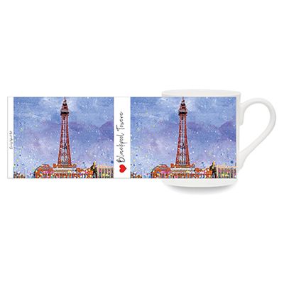 Blackpool Tower Bone China Cup