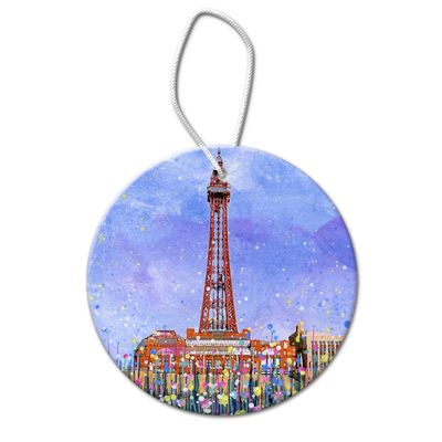 Blackpool Tower Hanging Pendant Decoration