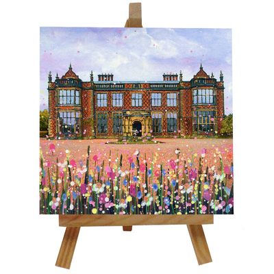 Arley Hall Ceramic tile with easel