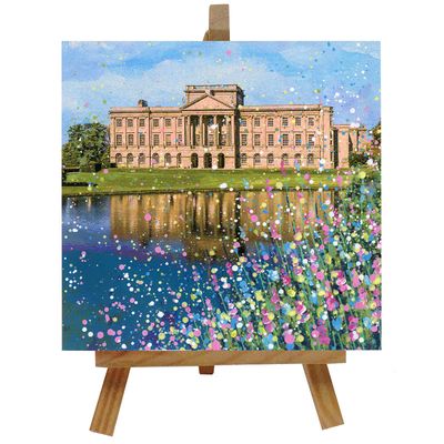 Lyme Park Ceramic tile with easel