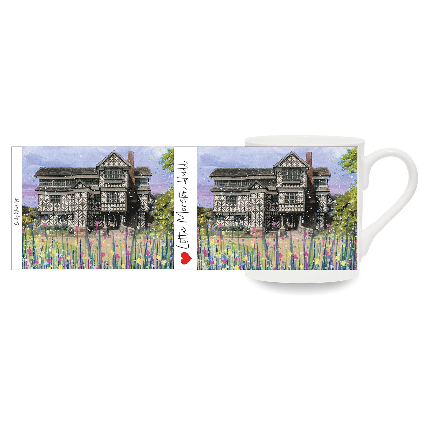 Little Moreton Hall Bone China Cup