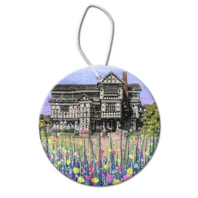 Little Moreton Hall  Hanging Pendant Decoration